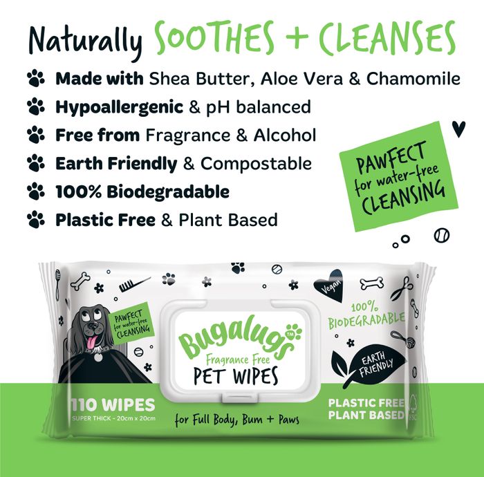 Fragrance Free Pet Wipes